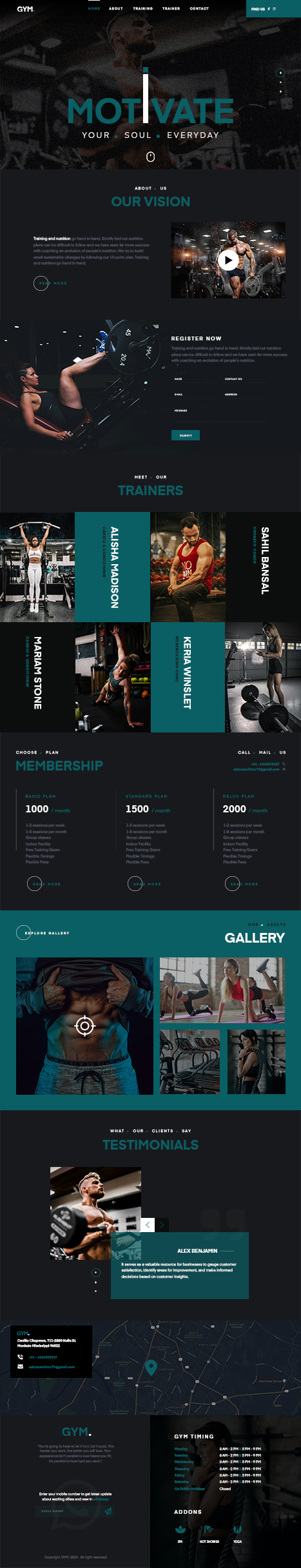 website template