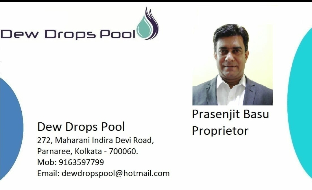 Swimming teacher Prasenjit Basu in Behala